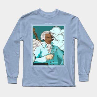 Portrait of Joseph Bologne Turquoise Long Sleeve T-Shirt